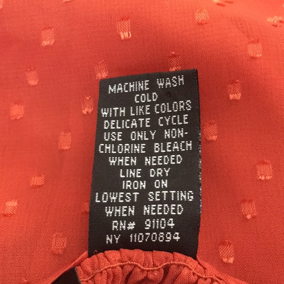 Blouse by Separates by NYC Design Co Orange - Picture 6 of 6